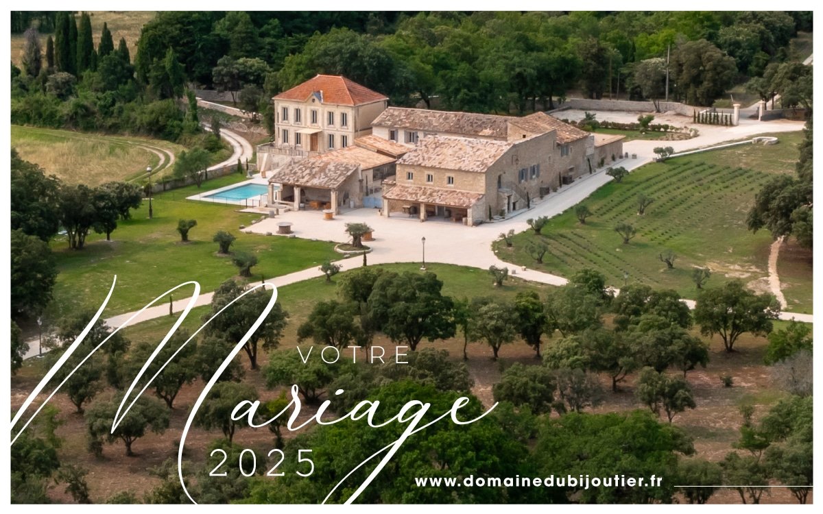 Choisissez le Domaine du bijoutier comme Lieu de mariage en 2025 en Provence